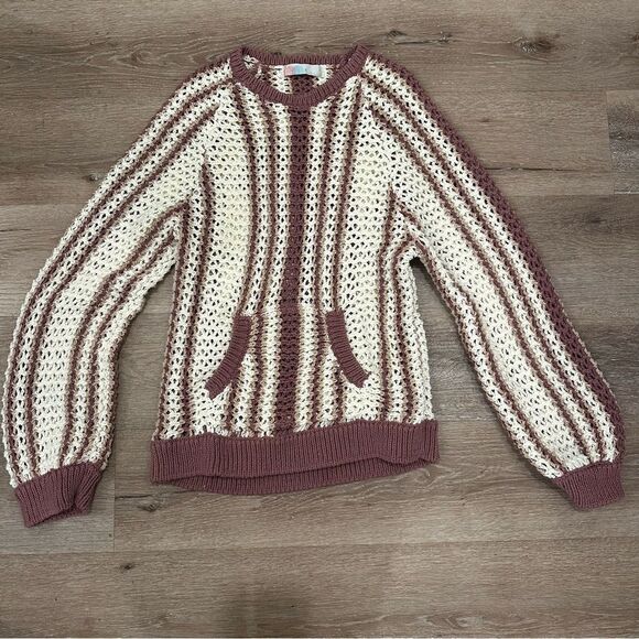 Free People Dayton Crochet Sweater Pullover Size XL - Picture 2 of 16